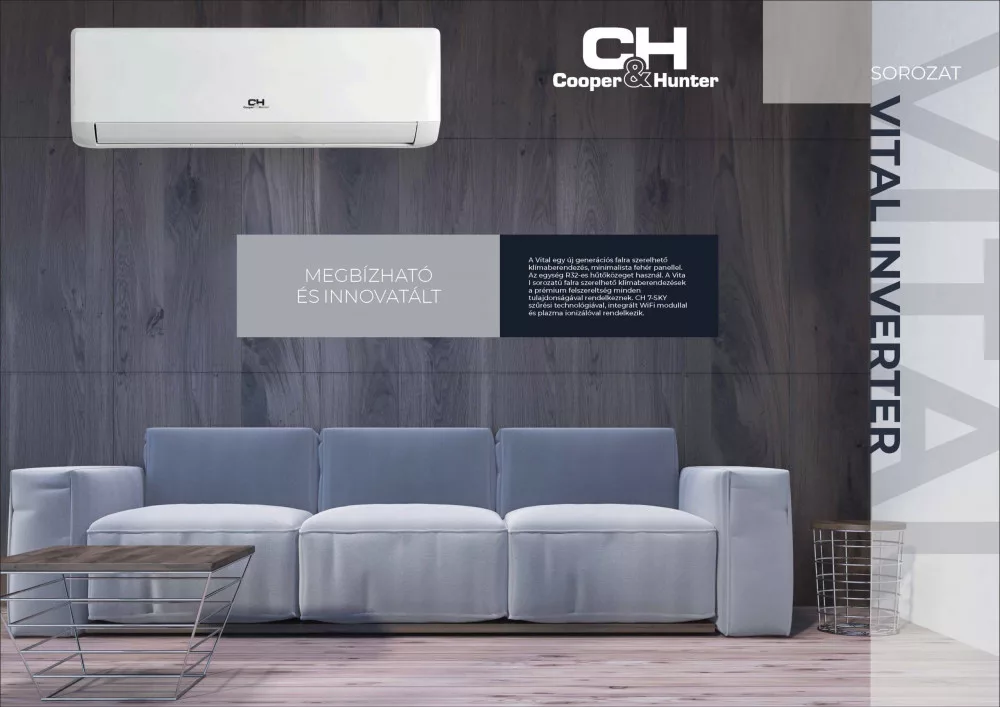 Cooper & Hunter VITAL WIFI CH-S09FTXF2-NG – 2. kép